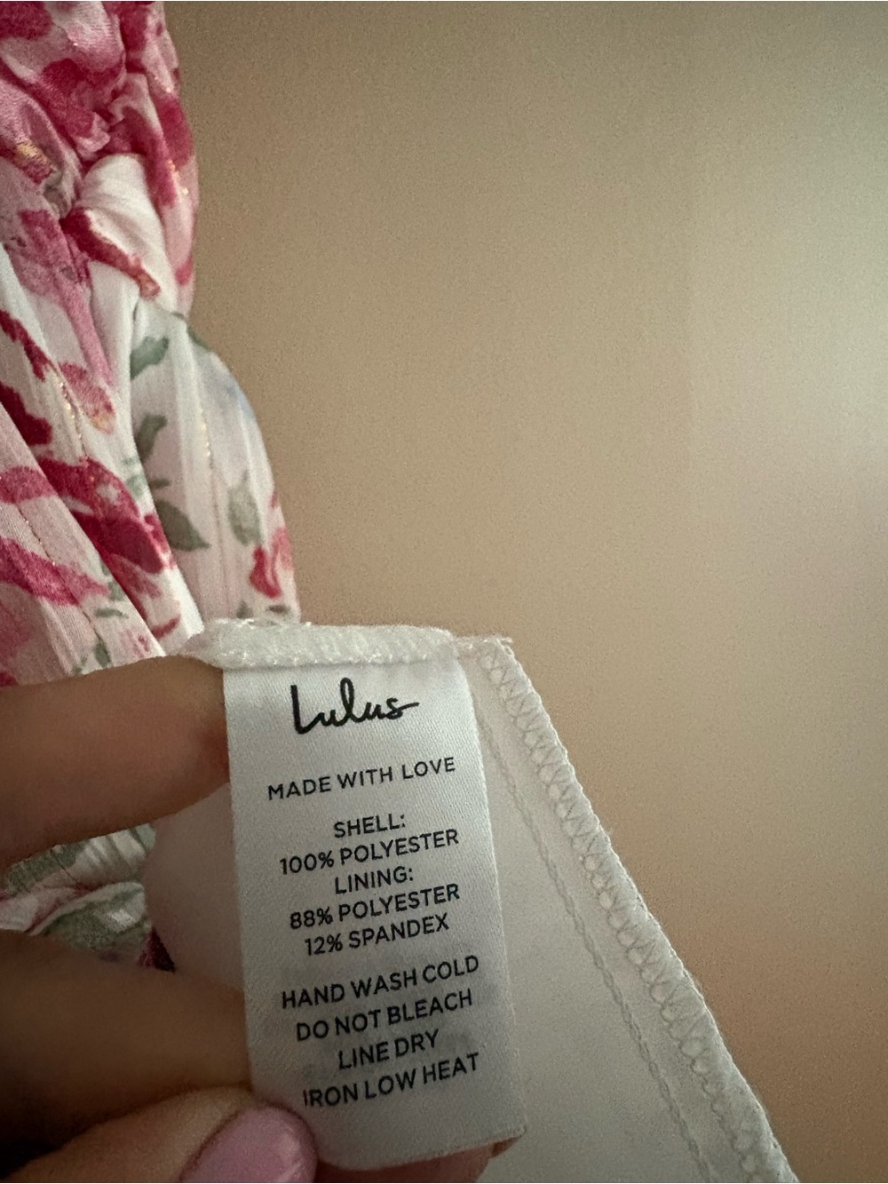Lulus Radiantly Sweet White and Pink Floral Halter Mini Dress Size XL Feminine - Picture 8 of 8